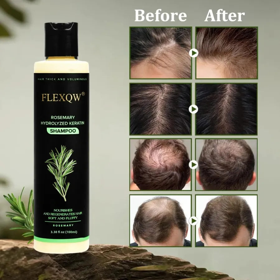 Organic Rosemary Keratin Hair Growth Shampoo