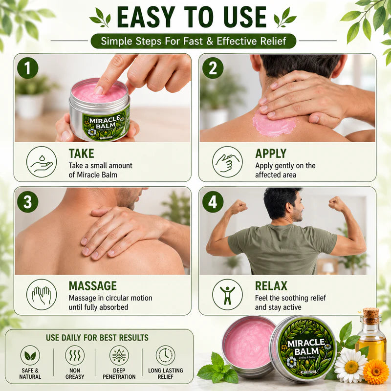 Instant Pain Relief Herbal Balm