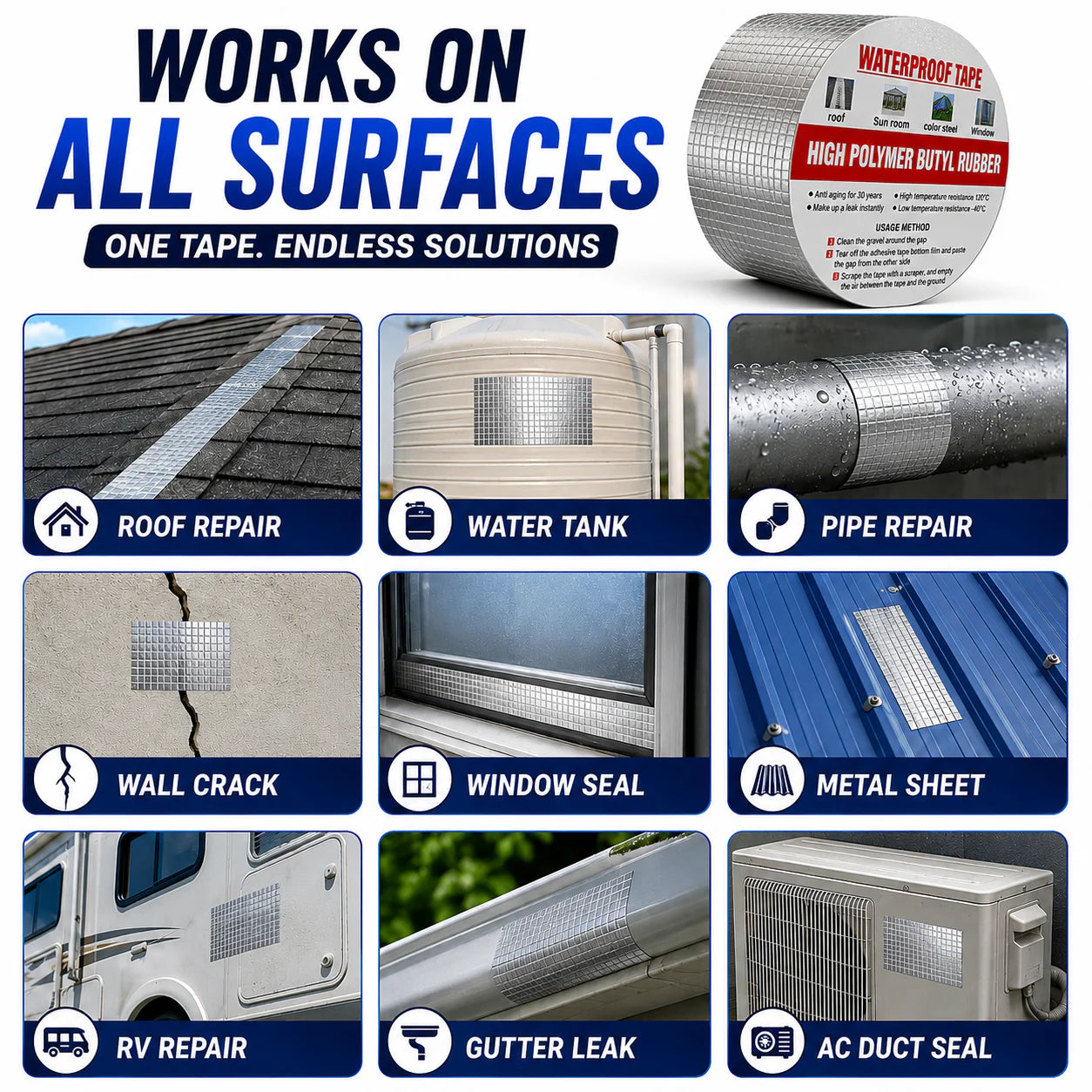 Waterproof Tape for Leakage & Repair 🔥