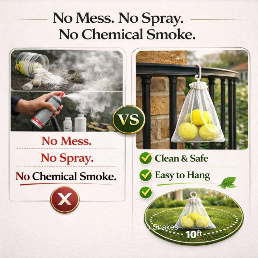 Snake Repellent Balls - Advanced Herbal Shield Protection