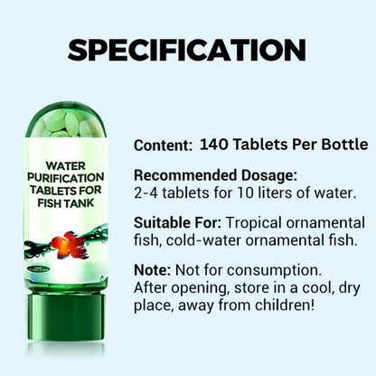 🐟 Aquarium Purifying Tablets 🧪