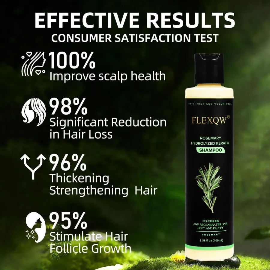 Organic Rosemary Keratin Hair Growth Shampoo