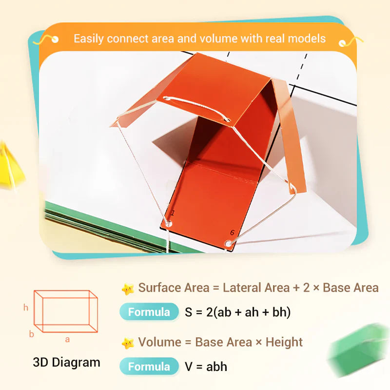 👶✨Pull String 3D Geometry Learning Book