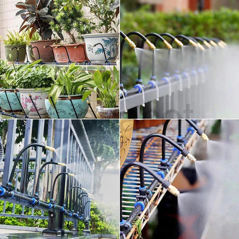 🌱360° curved garden automatic watering system