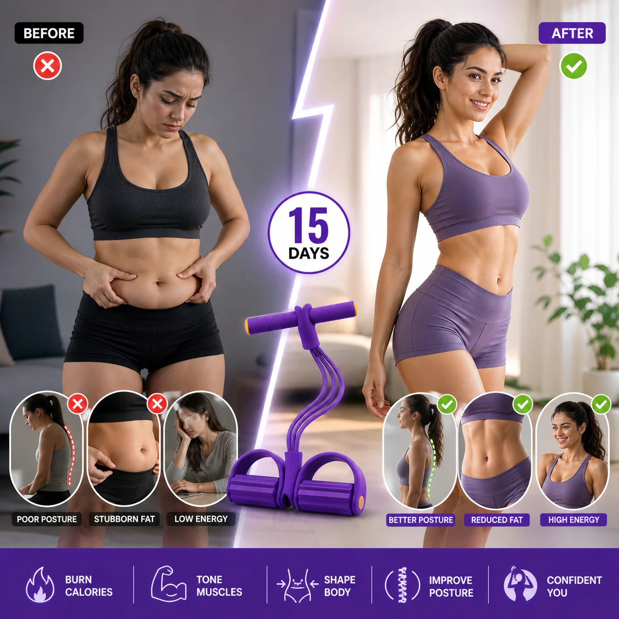 Yoga Pedal Puller (Fitness Resistance Band)