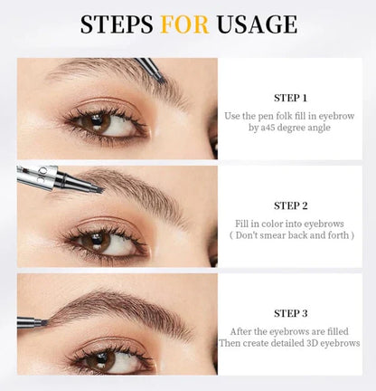 ☔3D Waterproof Microblading Eyebrow Pen