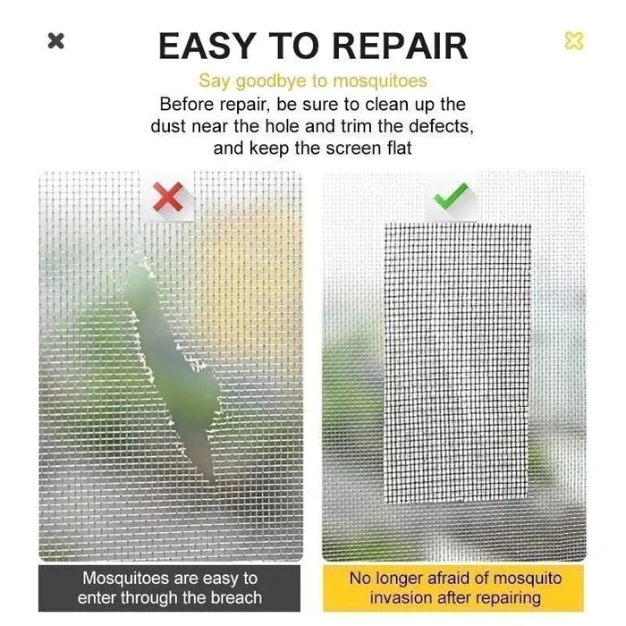 Window Mesh Repair Roll – Quick Fix for Broken Screens