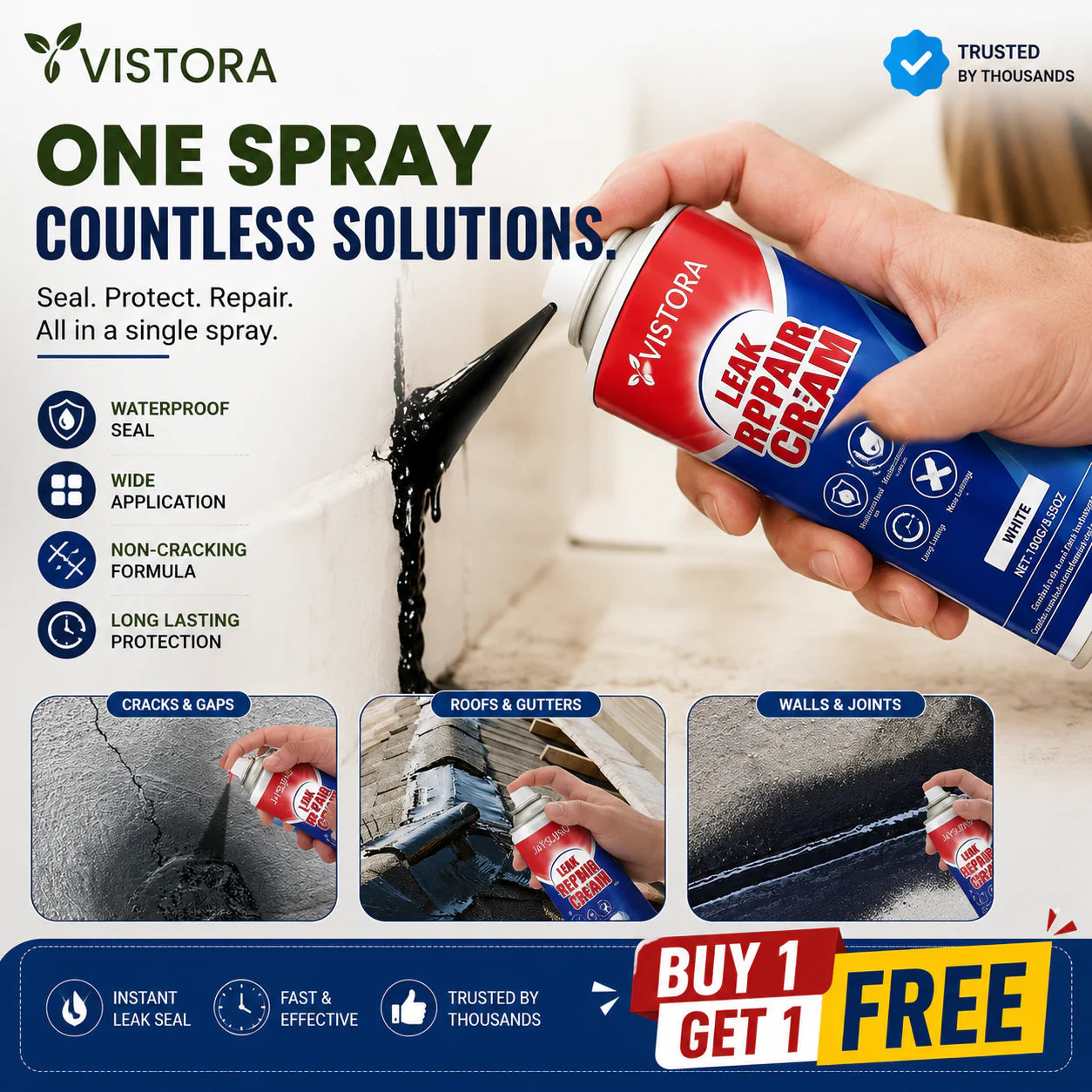 💧Heavy-Duty Leak Repair Waterproof Sealant Spray 💧