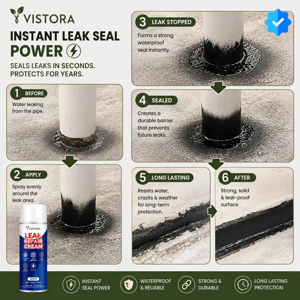 💧Heavy-Duty Leak Repair Waterproof Sealant Spray 💧