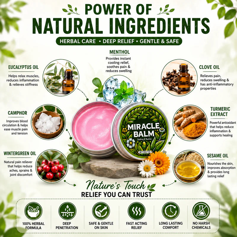 Instant Pain Relief Herbal Balm