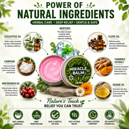 Instant Pain Relief Herbal Balm