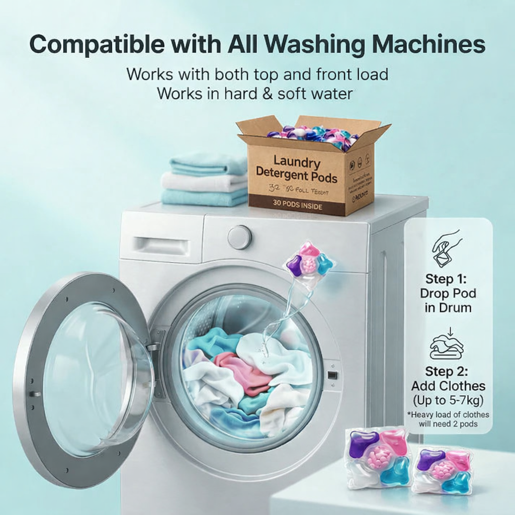 5-in-1 Ultra Cleaning Laundry Pods🧼🔥