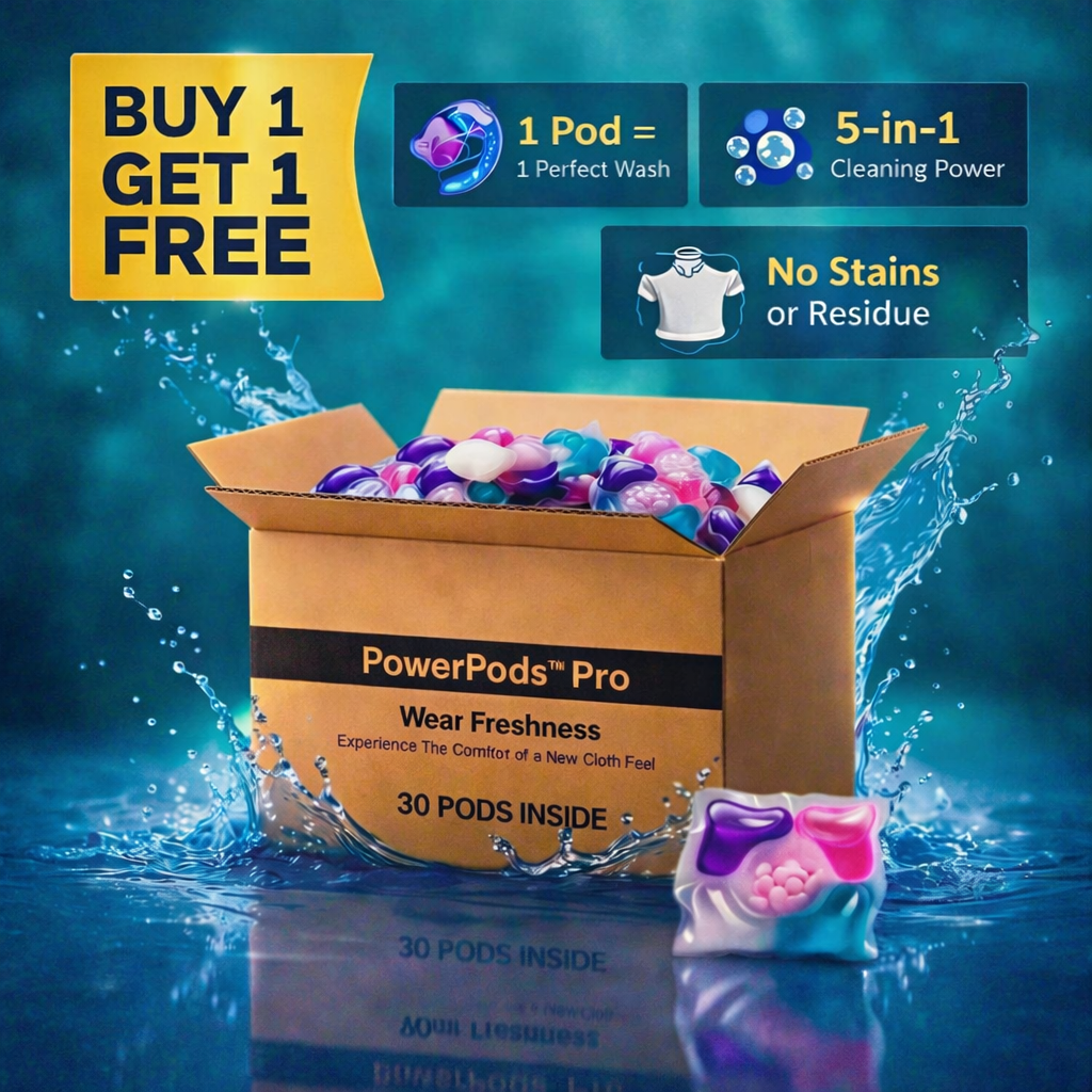 5-in-1 Ultra Cleaning Laundry Pods🧼🔥