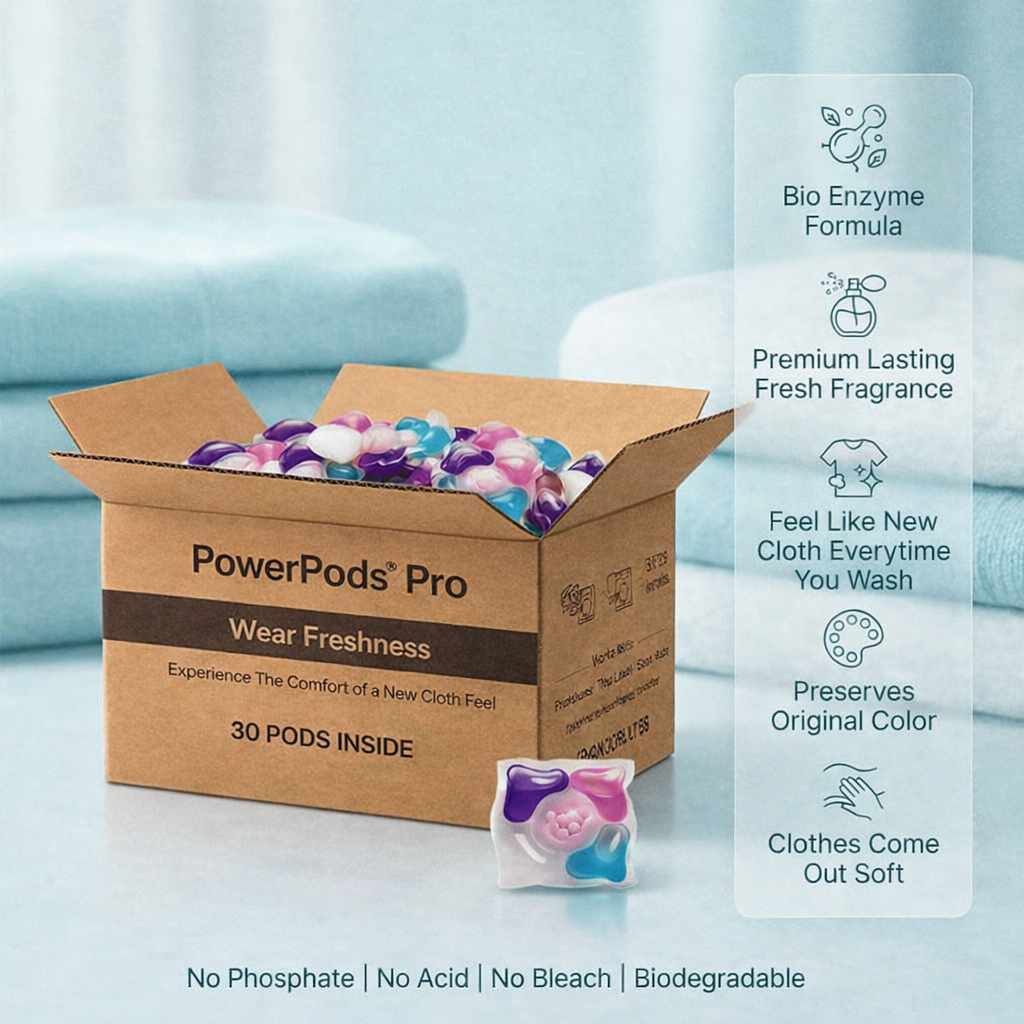5-in-1 Ultra Cleaning Laundry Pods🧼🔥