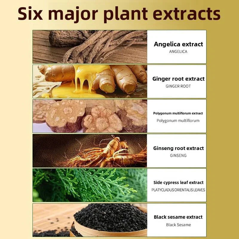 2025 Japanese Petal Rose Hair Dye Shampoo