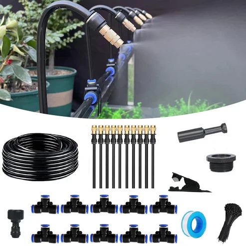 🌱360° curved garden automatic watering system