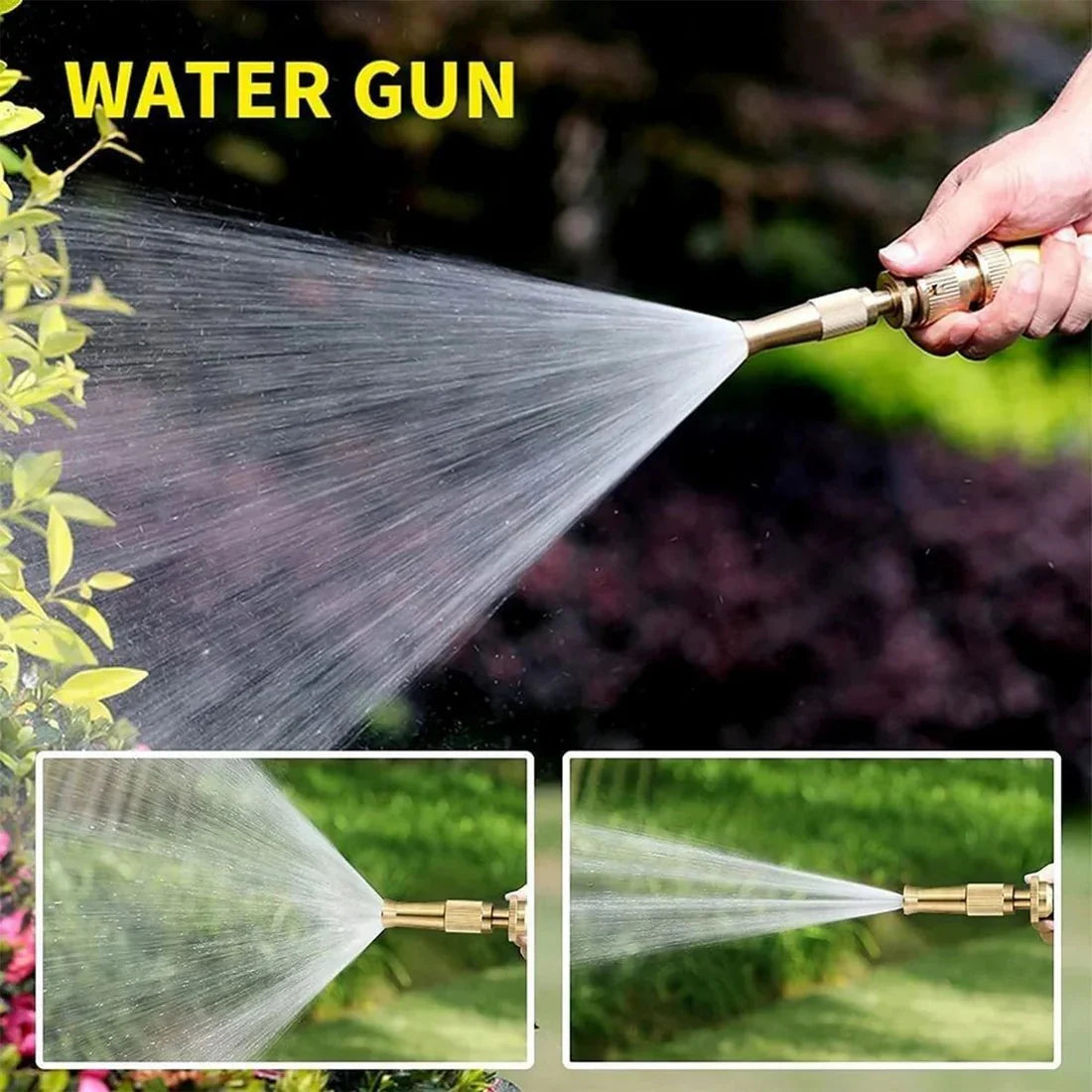 🔥 Premium Brass Spray Nozzle | Adjustable Jet for Car & Garden