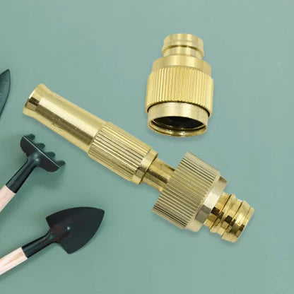🔥 Premium Brass Spray Nozzle | Adjustable Jet for Car & Garden