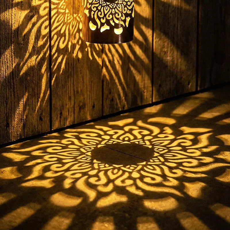 ⏳Limited-time 50% off⏰Solar-Powered Mandala Projector Light🏡💡