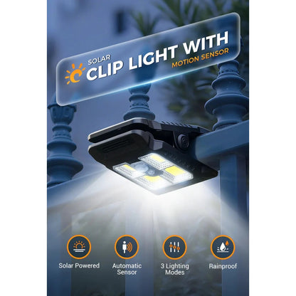 ☀️Solar Clip Light With Motion Sensor🏡