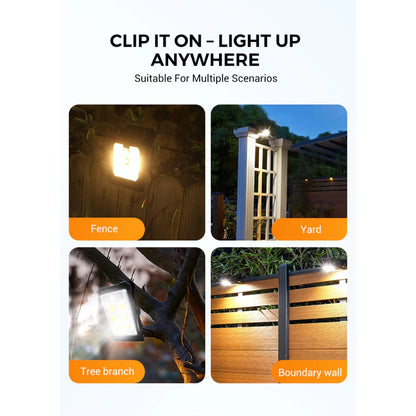 ☀️Solar Clip Light With Motion Sensor🏡
